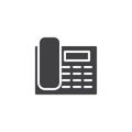 Office phone vector icon