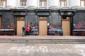 Office of the President of Ukraine after the protest