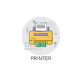 Office Printer Modern Device Icon