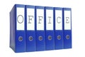 Office ring binders Royalty Free Stock Photo