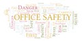 Office Safety word cloud.