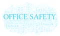 Office Safety word cloud.