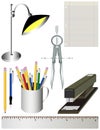 Office or School Supplies Royalty Free Stock Photo