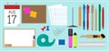 Office School Tools Stationary Equipment Royalty Free Stock Photo