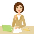 Office secretary Royalty Free Stock Photo