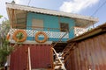 An office at a shipyard in the caribbean