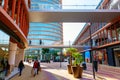 Office skyscraper Torre Sevilla with shopping plaza in Seville, Spain