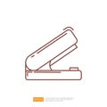 Office Stapler Stationery Line Icon