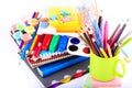 Office stationary. Back to school concept Royalty Free Stock Photo