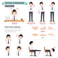 Office syndrome infographic