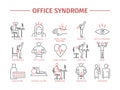 Office syndrome infographic