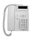 Office telephone isolated. Communication concept. White phone. png transparent Royalty Free Stock Photo
