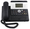 Office telephone set, 6 soft keys Royalty Free Stock Photo