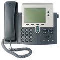 Office telephone set front view Royalty Free Stock Photo