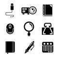 Office tools icons Royalty Free Stock Photo