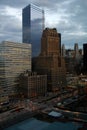 Office towers in lower manhattan