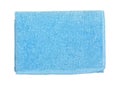 Office universal microfibre cleaning cloth isolated on a white