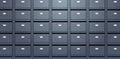 office wall of filing cabinet document data archive storage folders for files business administration concept Royalty Free Stock Photo