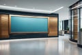 office wall mockup design for office interior and decore