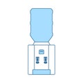 Office Water Cooler Icon Royalty Free Stock Photo