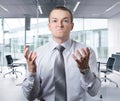 office worker get angry Royalty Free Stock Photo