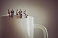 Office workers having a coffee break Royalty Free Stock Photo