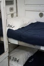 Officers' bunkbeds aboard diesel submarine Royalty Free Stock Photo