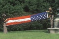 Officers Folding the American Flag