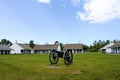 Officers quarters at Fort Wilkins  809940 Royalty Free Stock Photo