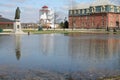 Officers Square Flooded