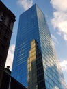 Offices block in New York made out of glass