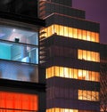 Offices at night Royalty Free Stock Photo
