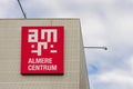 Official Almere city logo in Almere, The Netherlands Royalty Free Stock Photo
