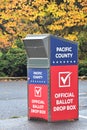 Official Ballot Drop Box, Courthouse, Pacific County, Washington State