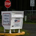 Official Ballot Drop Box Stop Sign 20mph Sign