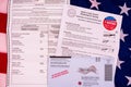 Official Ballot for Mail-In Voting during the 2020 presidential election