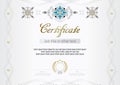 Official certificate with elegant rosette