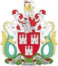 Coat of arms of the METROPOLITAN BOROUGH AND CITY OF NEWCASTLE UPON TYNE, TYNE AND WEAR