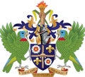 Coat of arms of Saint Lucia