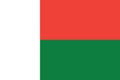 Flag of the Republic of Madagascar