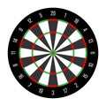 Official dartboard for dart-throwing competitive sport