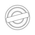 Official Embossed Stamp Icon Vector Royalty Free Stock Photo