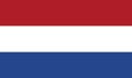 Official flag of The Netherlands, vector illustration