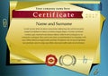 Official gold certificate