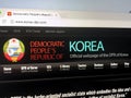 Official homepage of government of The People`s Republic of Korea PRK or North Korean government.