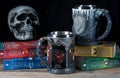 Official House Stark tankards from Game of Thrones series