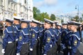 The official line in Nakhimov Naval School