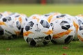 Official match balls of the UEFA Europa League Royalty Free Stock Photo