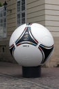 Official matchball of EURO2012 POLAND - UKRAINE Royalty Free Stock Photo