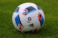 Official matchballs of UEFA EURO 2016 (Adidas Beau Jeu) Royalty Free Stock Photo